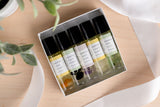 Essential Oils Roll-On with Crystals - set of 5