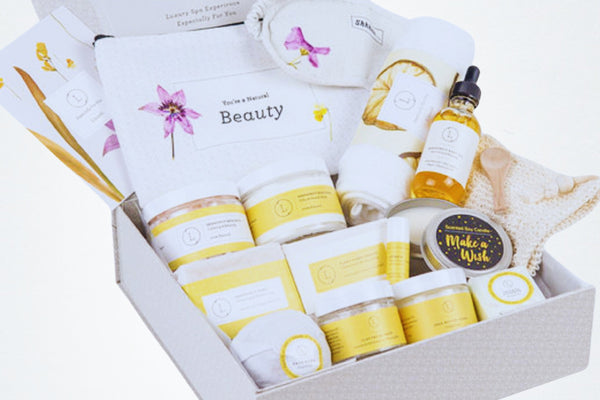 Cheer up Citrus Sunshine Gift Basket, Natural Care Package, Recovery Gift, New home gift, Attention Gift