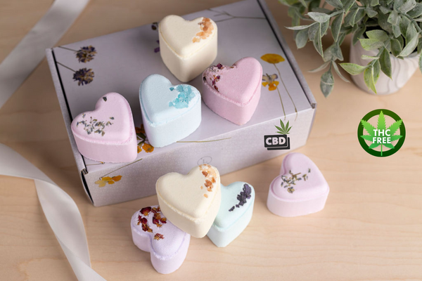 CBD - 8 Bath bombs set - (THC free)