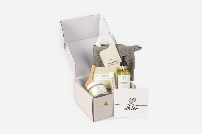 Natural Citrus Bath & Body Skincare Set, A Thoughtful & "Thinking of You" Gift