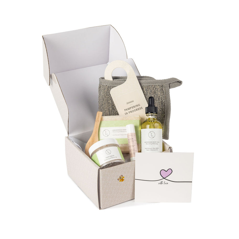 Hemp & Lavender Natural Therapy holiday bath outlet gift set