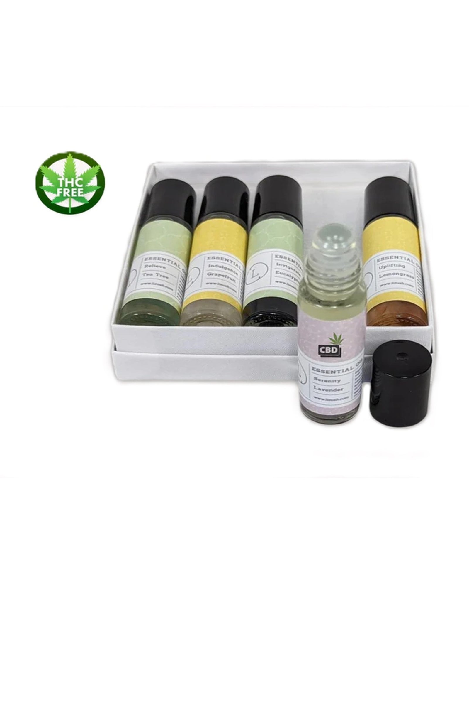 CBD Essential Oil Roll-On Gift Set | 5 Aromatherapy Oils – Lizush