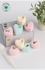 8-piece CBD lavender bath bomb gift set in personalized gift box – Lizush