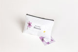 Floral cosmetic bag included in breast cancer support gift box – Lizush