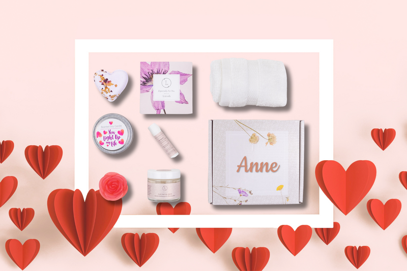 Mother's day - Natural Skincare Gift Box, Cute LOVE Special Gift Box, Mother's Day Gift