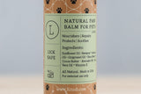 Lizush natural paw balm for pets – moisturizing dog and cat paw care