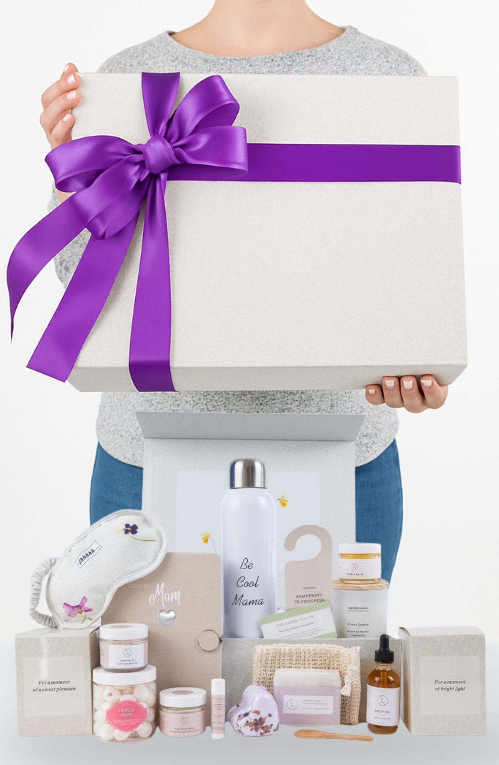 New Mom Gift Box | Natural Pampering Self-Care – Lizush