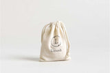 Lizush cotton gift bag included with eucalyptus massage oil
