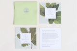 Personalized gift note for Lizush CBD eucalyptus foot care gift