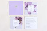 Personalized gift note included in Lizush breast cancer support gift box