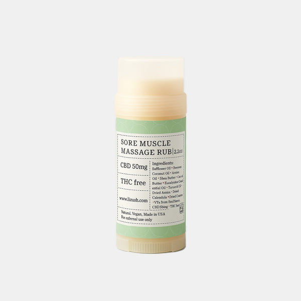 CBD - Muscle Rescue Balm - Stocking Stuffer for men, dad, athlete