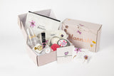 Bride gift basket with natural products and some indulgence items to pamper and celebrate your brideness - Lizush