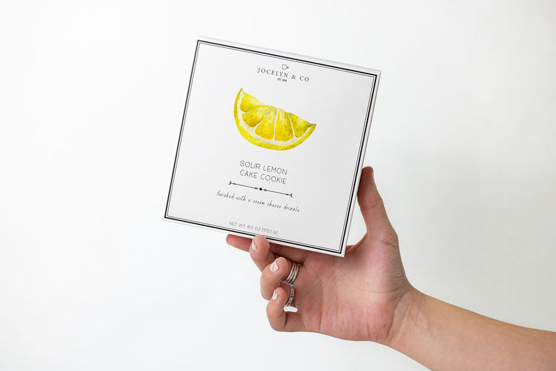 Lizush- sour lemon coockies box