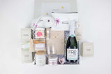 Luxury large bride gift basket full of natural products and some indulgence items to pamper and celebrate your brideness - Lizush