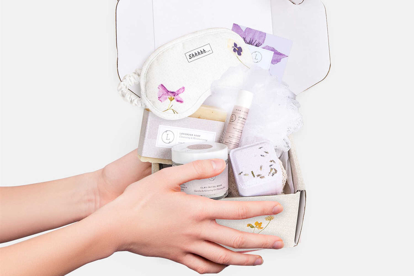 All Natural Lavender Bath & Body Set | Appreciation Gift Box | Lizush