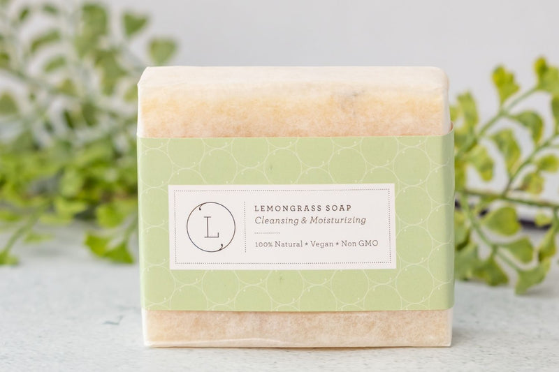 Lemongrass soap bar - cold process natural soap bar - lizush