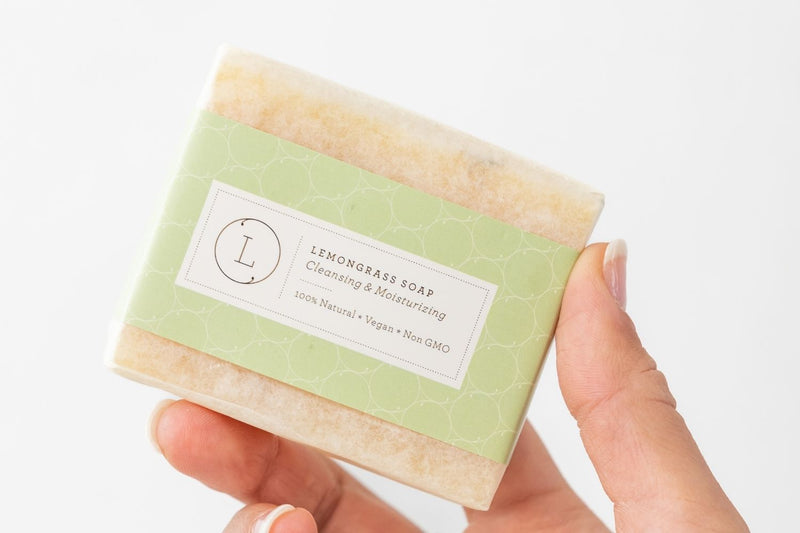 Lemongrass Natural Soap Bar, Handmade Body Soap Gift, Cold process soap, moisturizing soap bar, natural soap bar, lizush