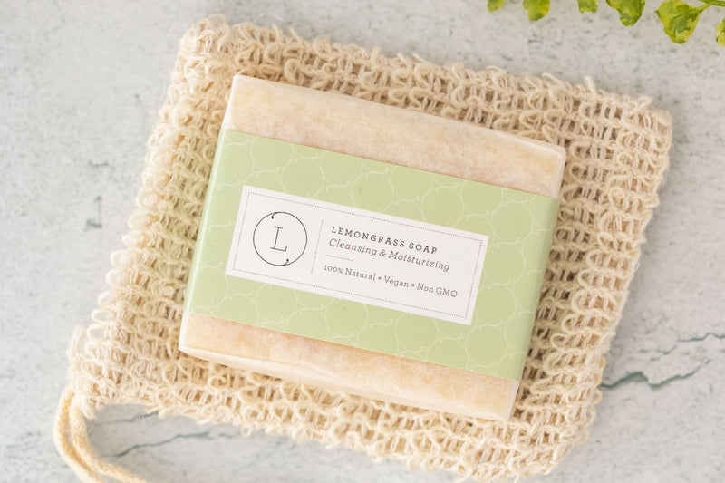 Lemongrass Natural Soap Bar, Handmade Body Soap Gift, Cold process soap, moisturizing soap bar, natural soap bar, lizush
