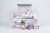 Natural skincare gift box, Luxury spa gift box, Spa at home gift box, bridal shower gift box, Vegan skincare gift box - lizush