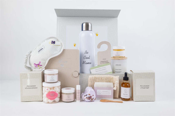 All Natural Bath & Body Gift Basket for New Moms