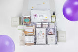 Luxury large birthday gift basket full of natural products and some indulgence items to pamper your loved ones - Lizush