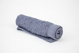 Black face towel, soft cotton small towel for face.