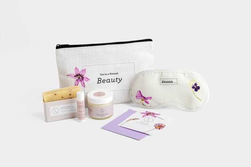 Traveling cosmetic bag, Natural bath bombs, relaxing gift set, party gift box - lizush